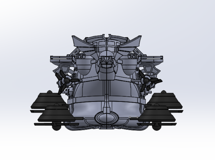 WOW Alliance Gunship Skyfire (Part1/2) 3d printed 