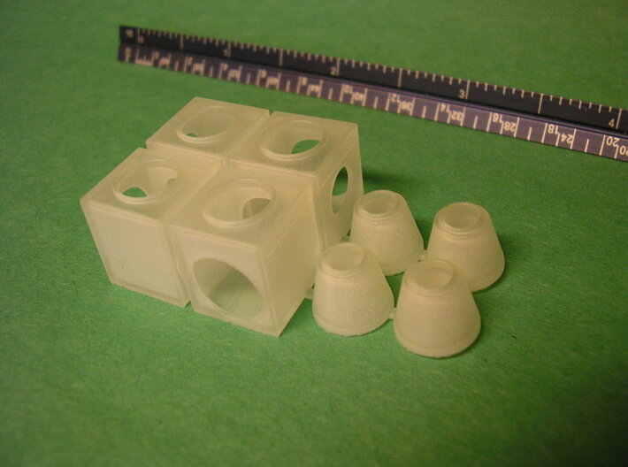 HO Storm Sewer Jct Box Concentric 3d printed Unpainted printed part