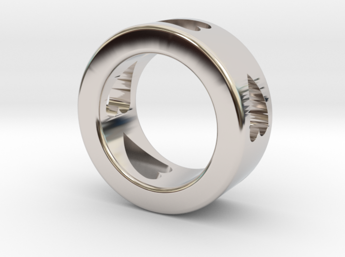 LOVE RING Size-4 3d printed