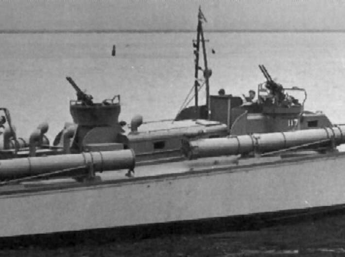 1/32 Aft Torpedo Tubes for PT Boats 3d printed 