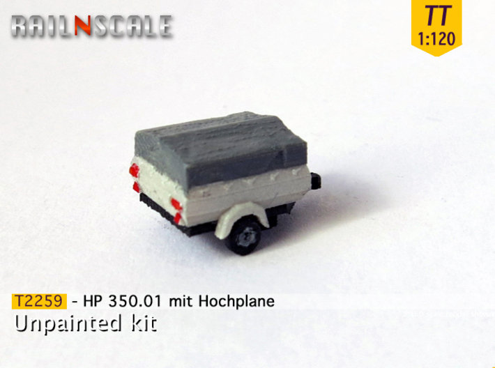 HP 350.01 mit Hochplane (TT 1:120) 3d printed