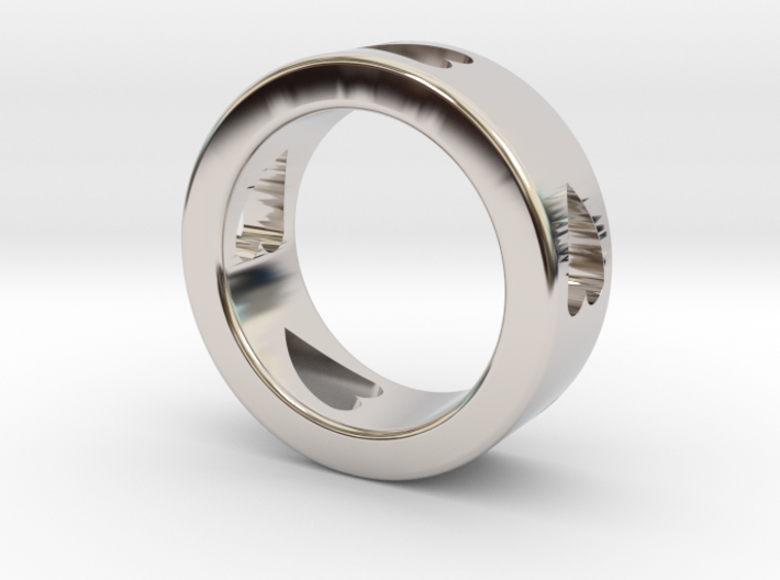 LOVE RING Size-8 3d printed
