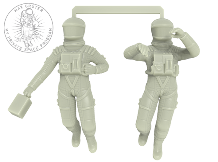 SF Astronauts Floating Study 3d printed