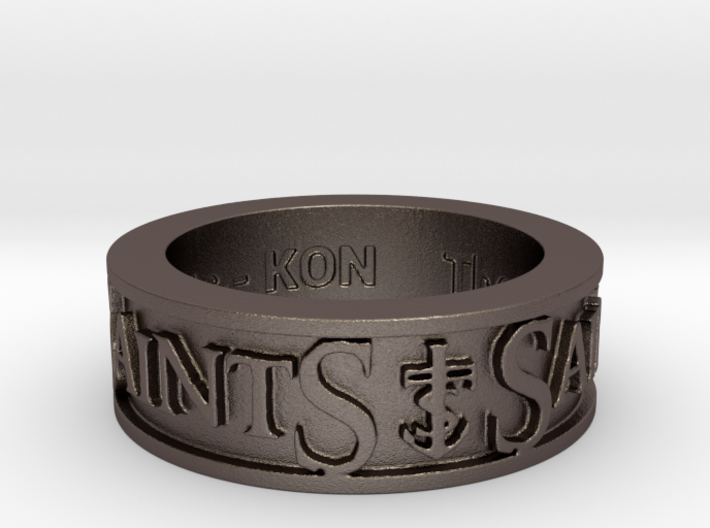 Saints Member Ring Size 13 3d printed