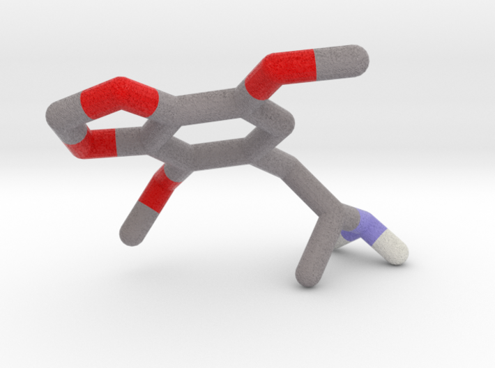 DMMDA (2,5-dimethoxy-3,4-methylenedioxy-amphetamin 3d printed