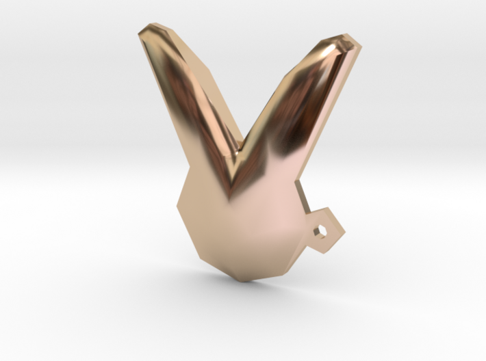 Dva's Keychain Bunny 3d printed