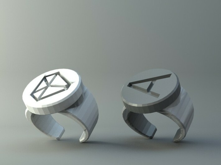 Prime Ring - Badge A 3d printed The Diamond A+ Class Rings