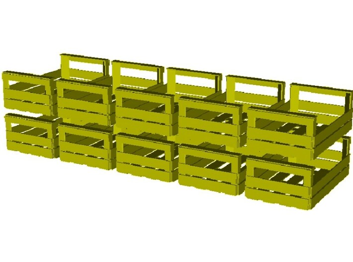 1/35 scale wooden crates x 10 3d printed