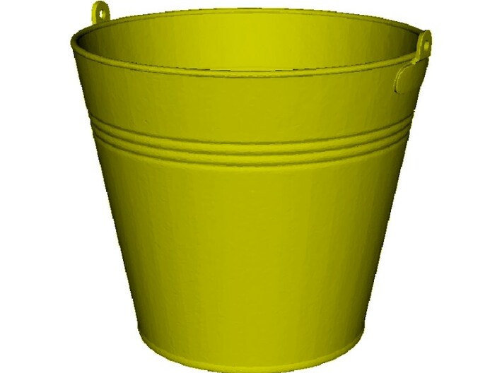 1/15 scale WWII era galvanized bucket x 1 3d printed