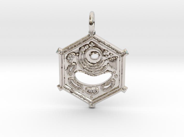 Plant Cell Pendant 3d printed