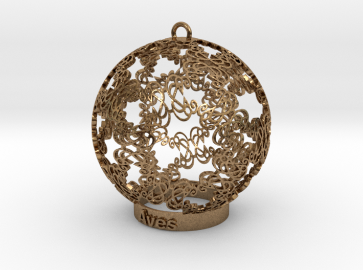 Aves Ornament for lighting 3d printed Aves Ornament (different materials have different prices)