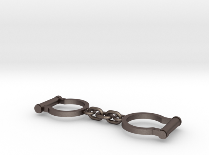 Ned Kelly Gang Outlaw Shackles Handcuffs (small) 3d printed