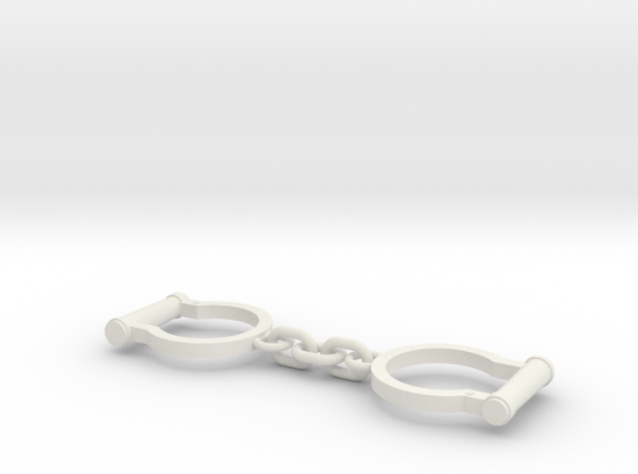Ned Kelly Gang Outlaw Shackles Handcuffs (med) 3d printed