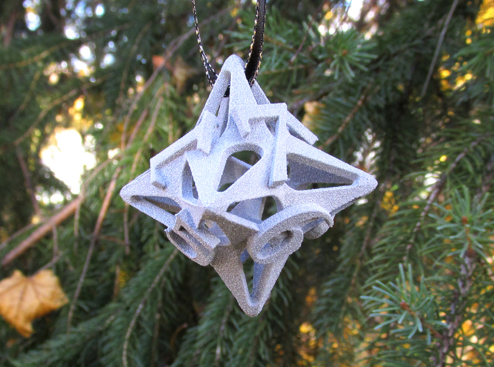Pinwheel d8 Ornament 3d printed