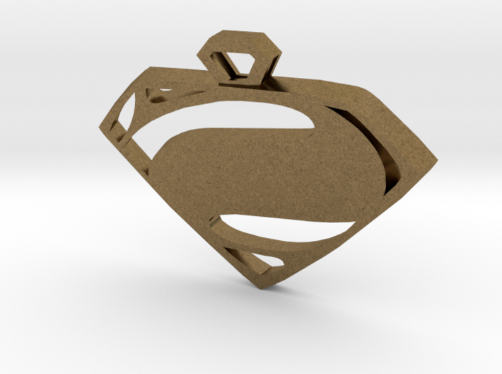 Superman Man of Steel pendant 3d printed