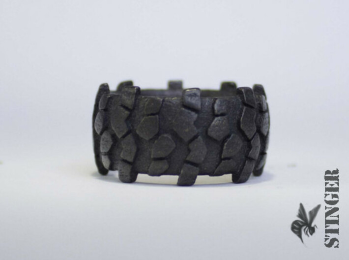 Crawl Tire Man Ring 3d printed 