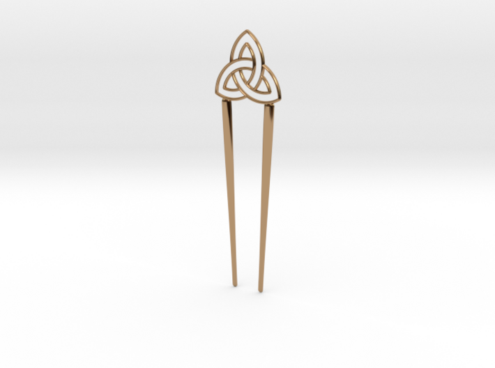 Dual Hairpin - Celtic Knot 3d printed