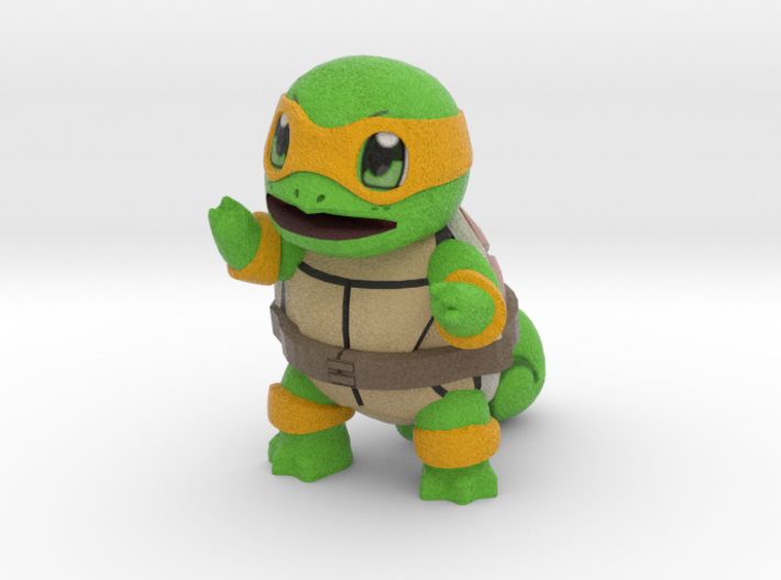 Ninja Squirtle, Mikey 3d printed