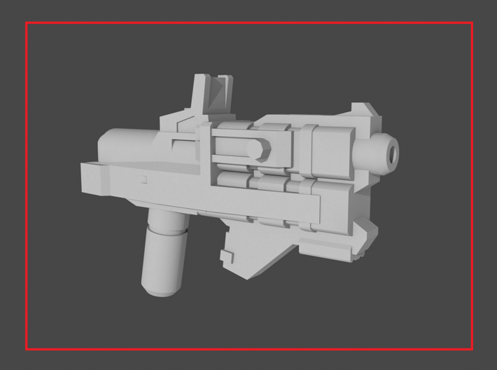 &quot;AFTERPULL&quot; Transformers Weapon (5mm post) 3d printed