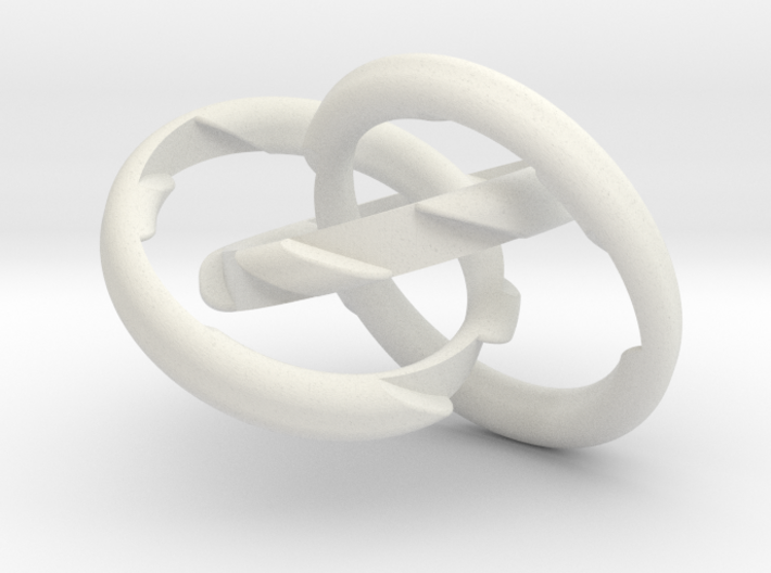 Three Phase Puzzle Ring 3d printed
