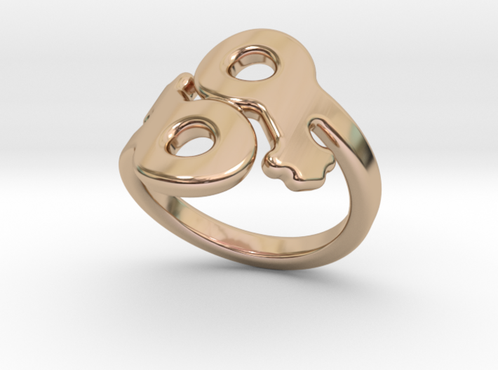 Saffo Ring 29 – Italian Size 29 3d printed