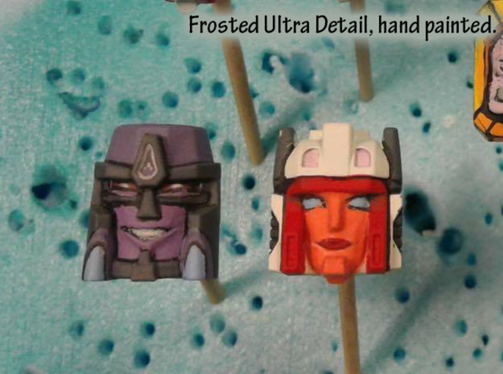 Beast Wars Megs, Grin (Titans Return) 3d printed Hand painted frosted ultra detail, shown with Minerva faceplate