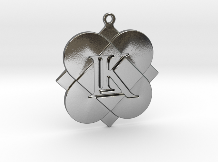 Custom Logo Keychain Pendant 3d printed 