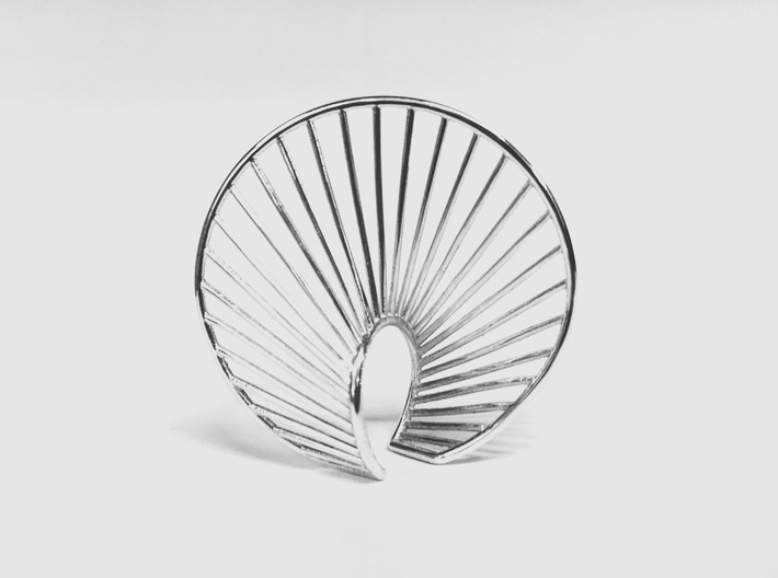 Statement Structure Ring 3d printed 