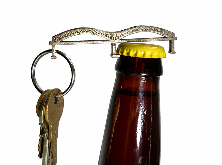 Hernando De Soto Bridge Bottle Opener Keychain 3d printed