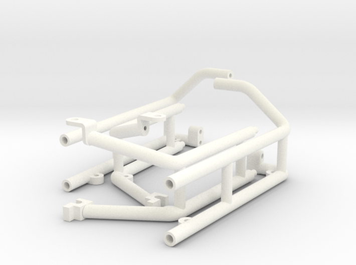FA30004 Desert Patrol Vehicle Side Racks 3d printed Parts as they come from Shapeways