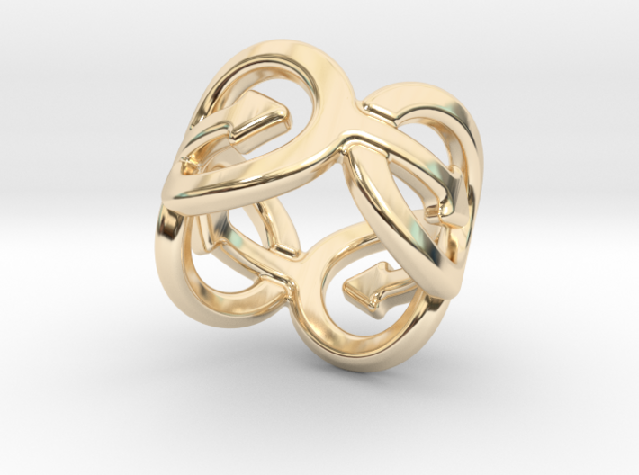 Coming Out Ring 16 – Italian Size 16 3d printed