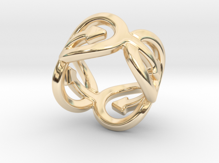 Coming Out Ring 22 – Italian Size 22 3d printed