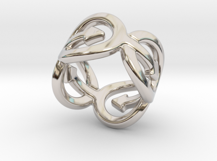 Coming Out Ring 26 – Italian Size 26 3d printed