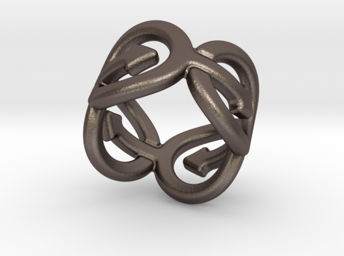 Coming Out Ring 27 – Italian Size 27 3d printed
