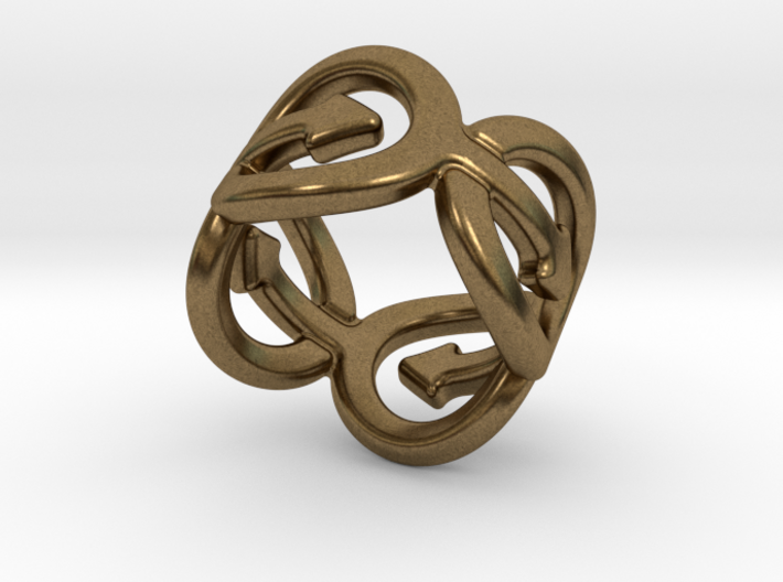 Coming Out Ring 33 – Italian Size 33 3d printed