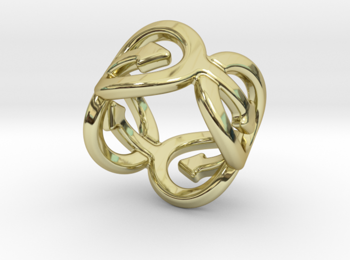 Coming Out Ring 33 – Italian Size 33 3d printed
