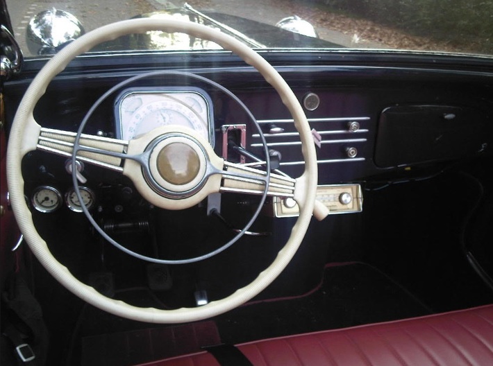 Steering wheel, Filling Pin - Citroen Traction 3d printed Old example