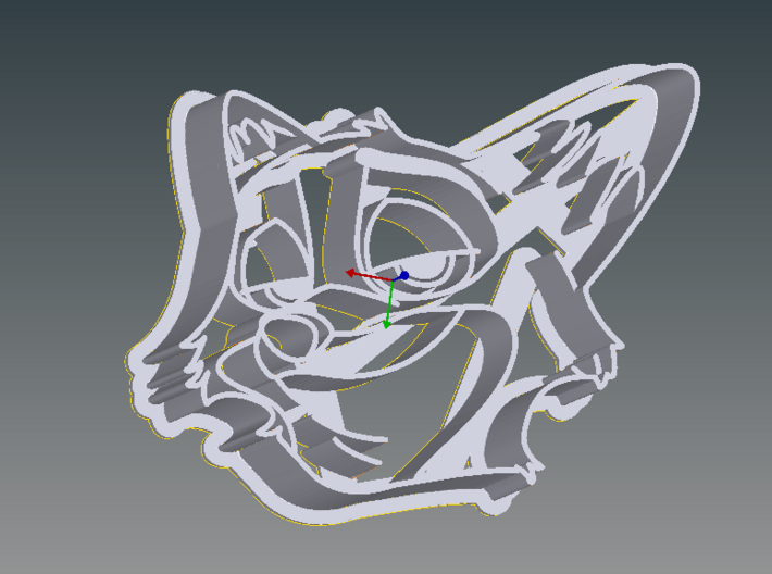 Zootopia's Nick Cookie Cutter 3d printed 