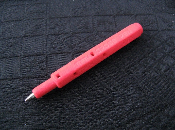 Pen Insert for Tool Pen Mini (052) 3d printed (Cross Matrix refill not included)