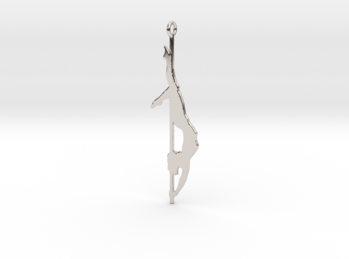 Pole dancer Keychain 3d printed