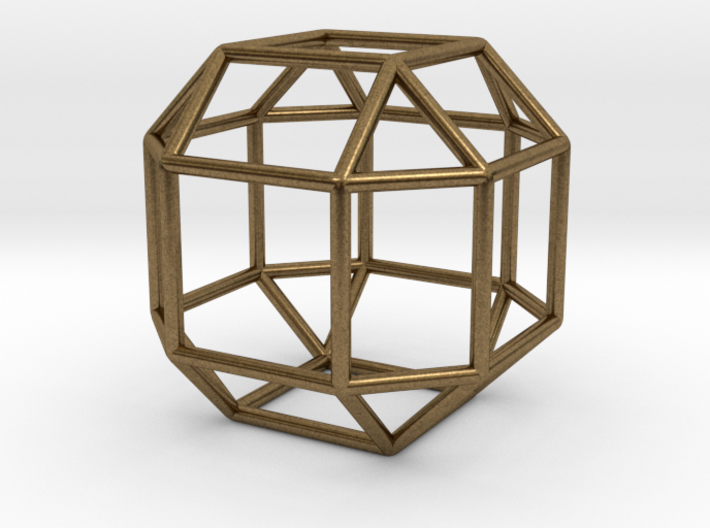 Rhombicuboctahedron 1.3&quot; 3d printed