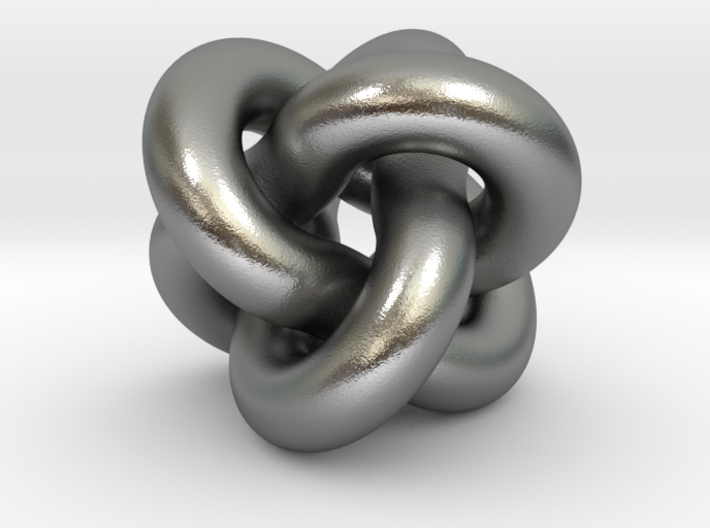 Borromean Rings Pendant 3d printed