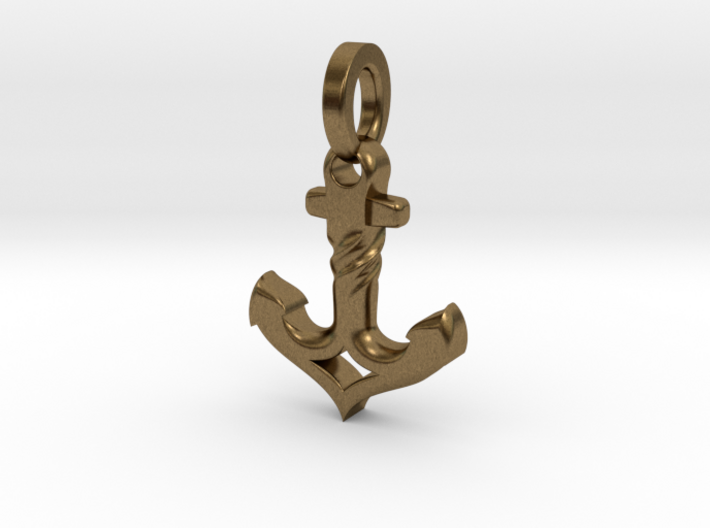 Anchor charm 3d printed