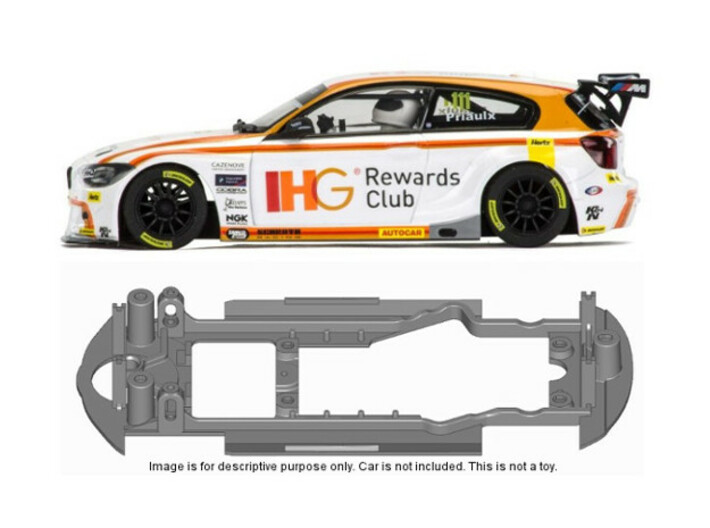 S13-ST4 Chassis for Scalextric BMW Z1 BTCC SSD/STD 3d printed
