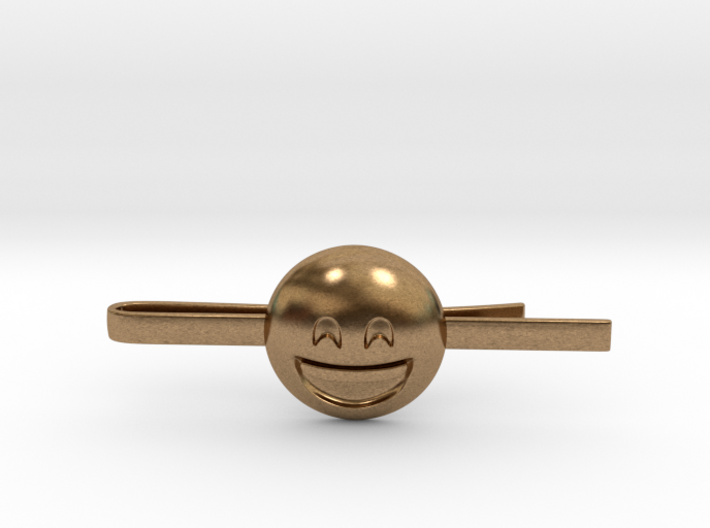 Smiling Eyes Tie Clip 3d printed