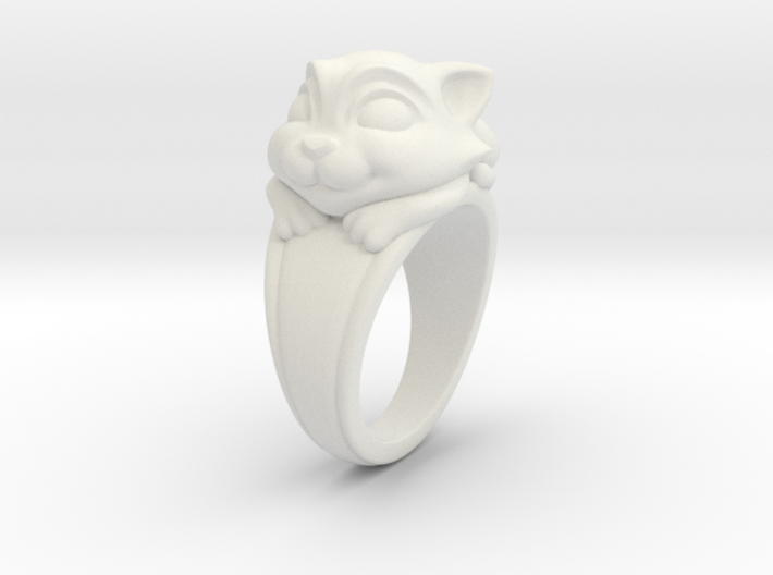 Cat Pet Ring - 17.35mm - US Size 7 3d printed