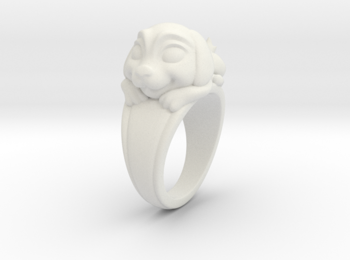 Dog Pet Ring - 18.19mm - US Size 8 3d printed