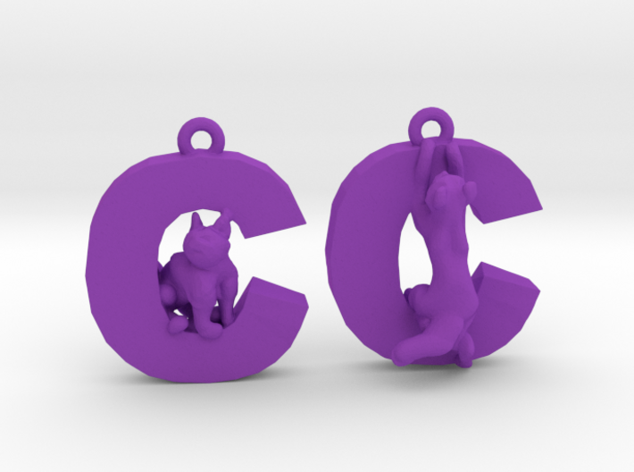 C Is For Cat 3d printed 