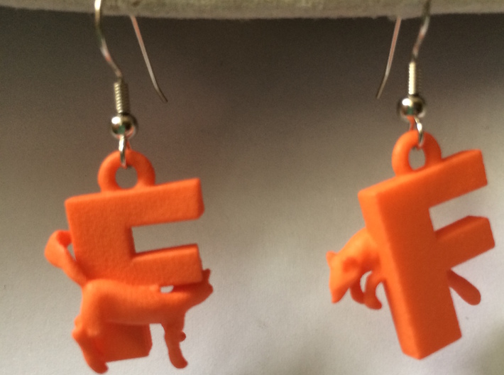 F Is For Fox 3d printed F is also for fun.