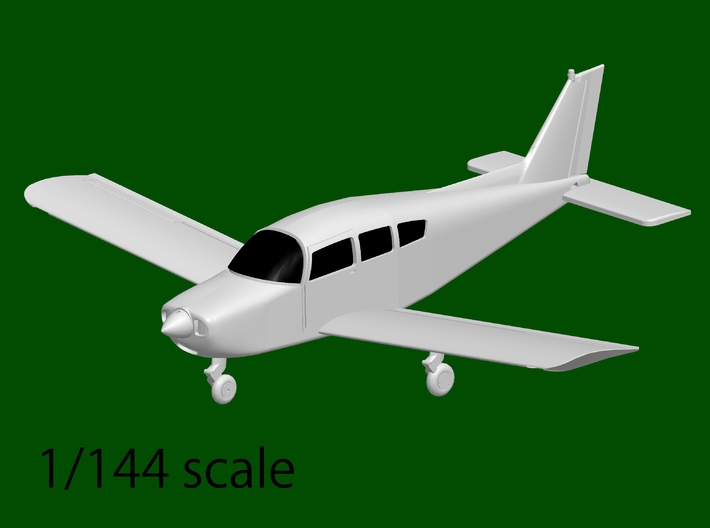 Beechcraft Sundowner, 1/144 scale model Kit 3d printed